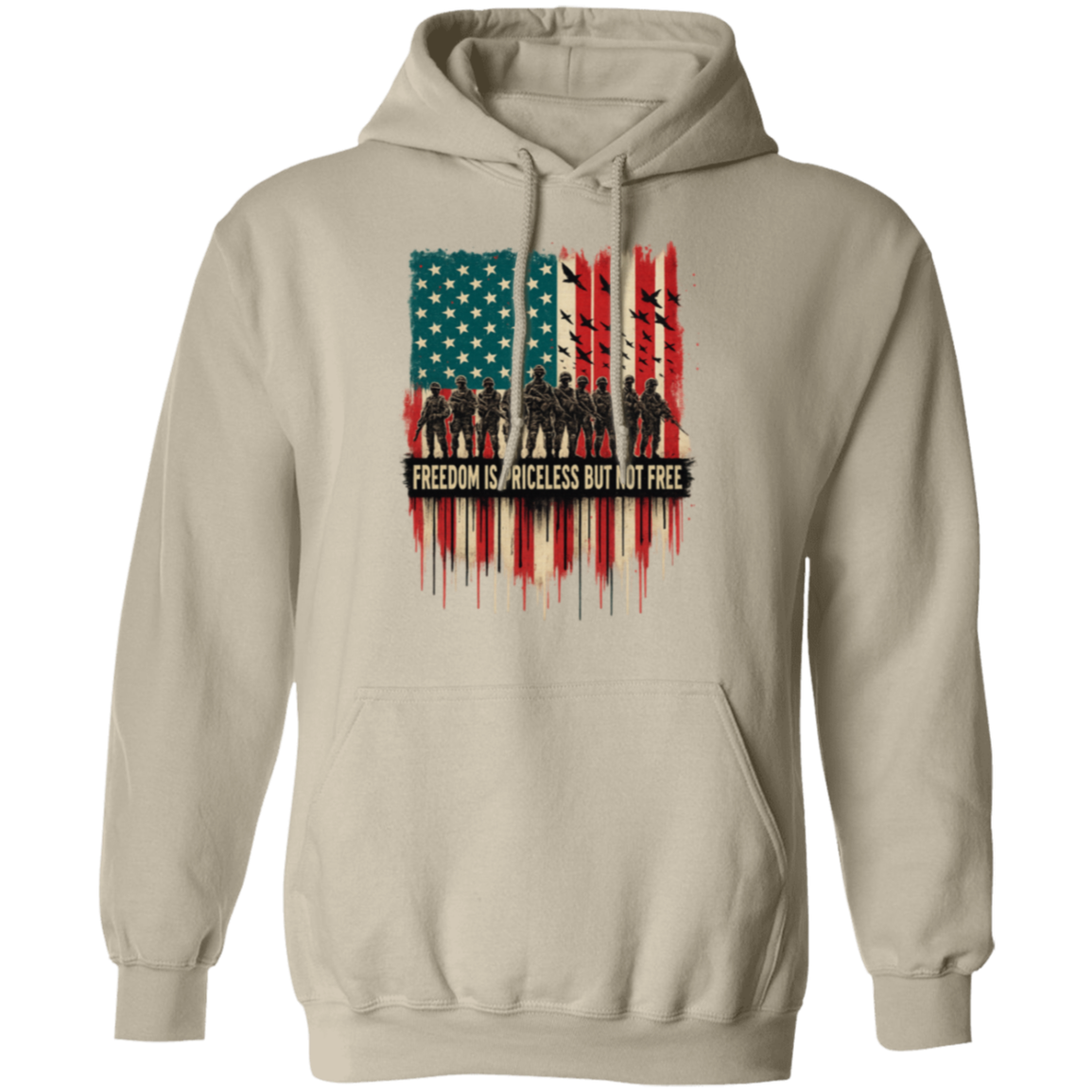 Freedom is Priceless but not Free Veteran Hoodie T-Shirts, Sweatshirt | CiraTrend.com (Image 2)