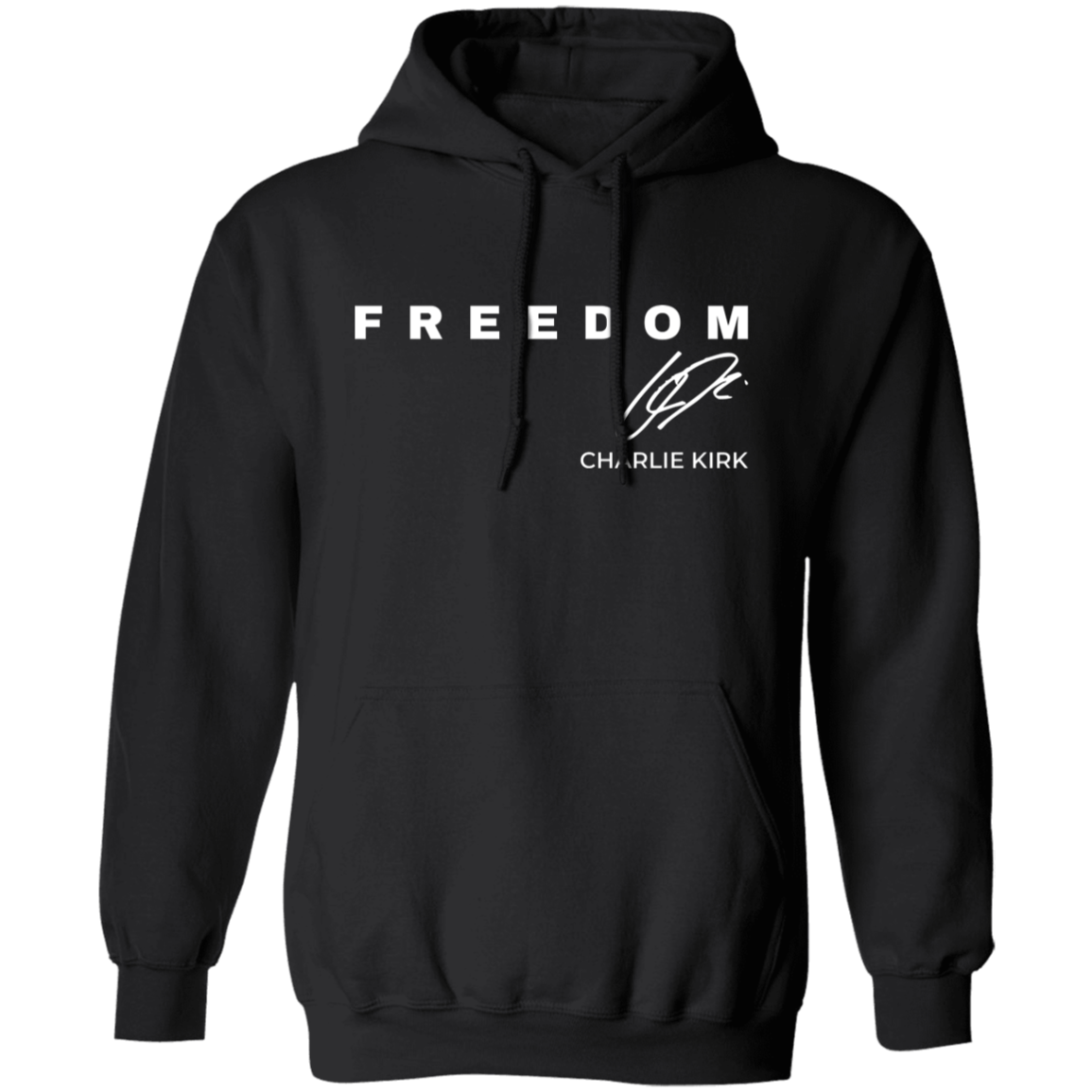 Charlie Kirk Freedom American Flag Hoodie - 2 T-Shirts, Sweatshirt | CiraTrend.com (Image 1)