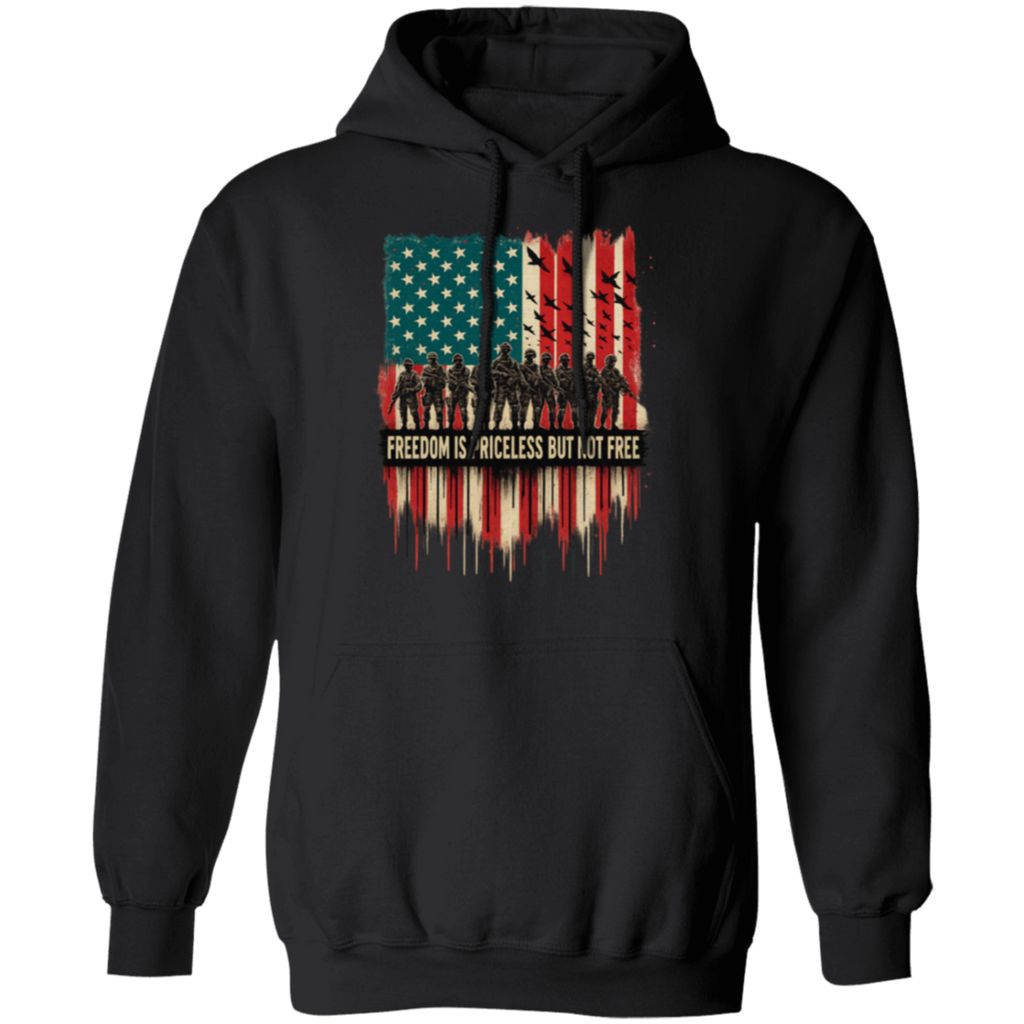 Freedom is Priceless but not Free Veteran Hoodie T-Shirts, Sweatshirt | CiraTrend.com (Image 5)