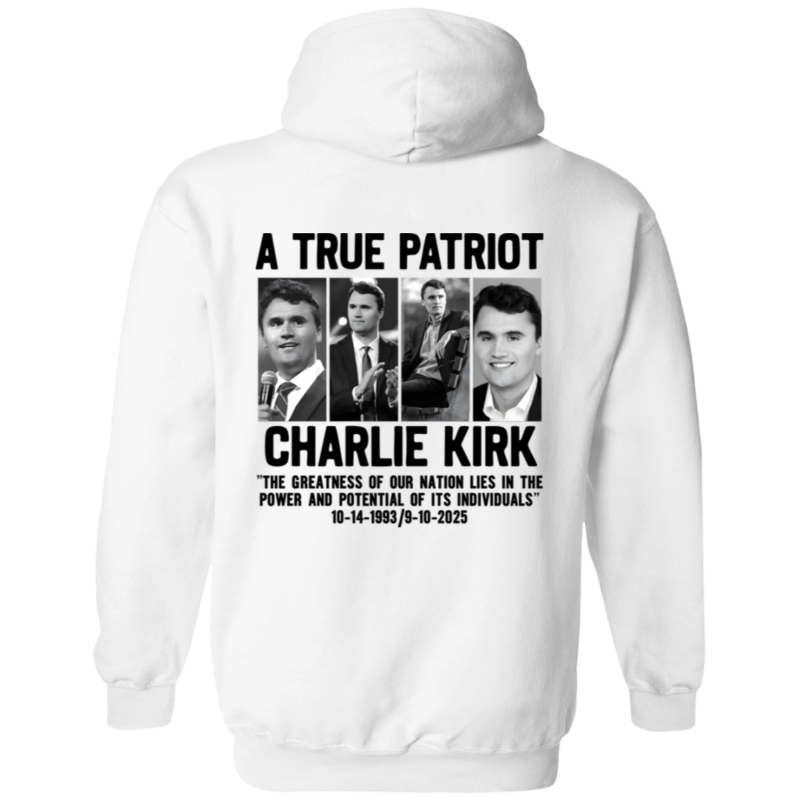 Freedom A True Patriot Charlie Kirk The Greatness Of Our Nation Lies Hoodie T-Shirts, Sweatshirt | CiraTrend.com (Image 2)