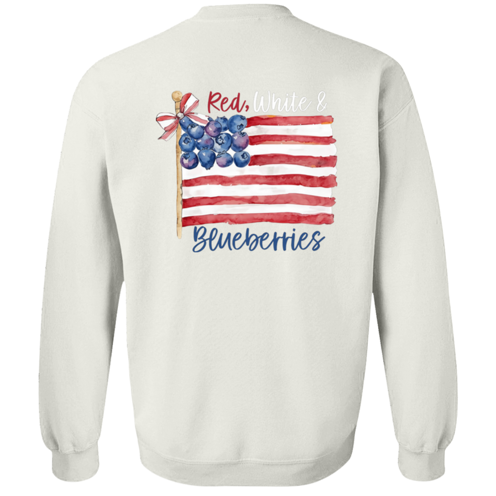 Freedom Red White & Blueberries Coquette Flag Sweatshirt T-Shirts, Hoodie | CiraTrend.com (Image 4)