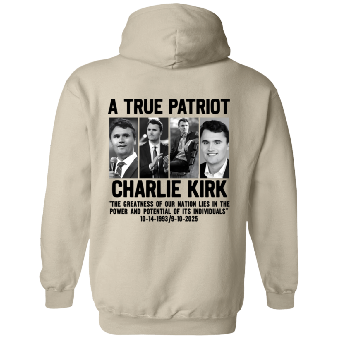 Freedom A True Patriot Charlie Kirk The Greatness Of Our Nation Lies Hoodie T-Shirts, Sweatshirt | CiraTrend.com (Image 4)