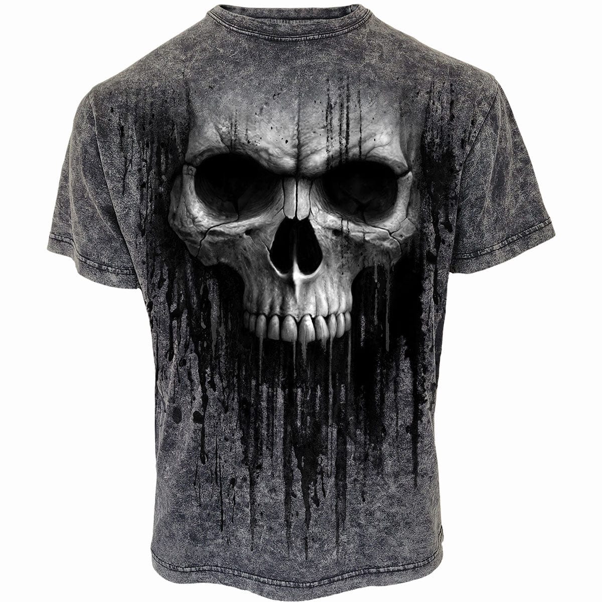 ACID SKULL - Acid Wash T-Shirt Hoodie, Sweatshirt | CiraTrend.com (Image 1)