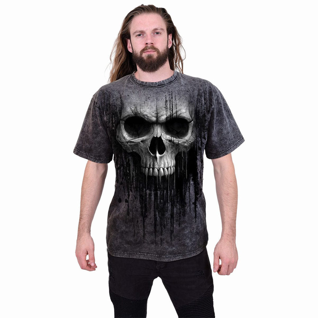 ACID SKULL - Acid Wash T-Shirt Hoodie, Sweatshirt | CiraTrend.com (Image 3)