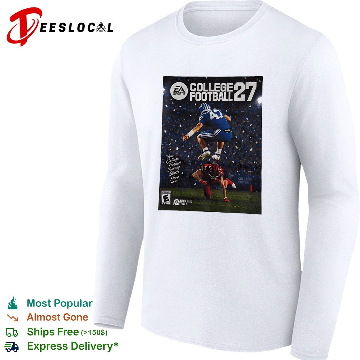EA Sports College Football 27 Your College Football Journey Starts Here shirt