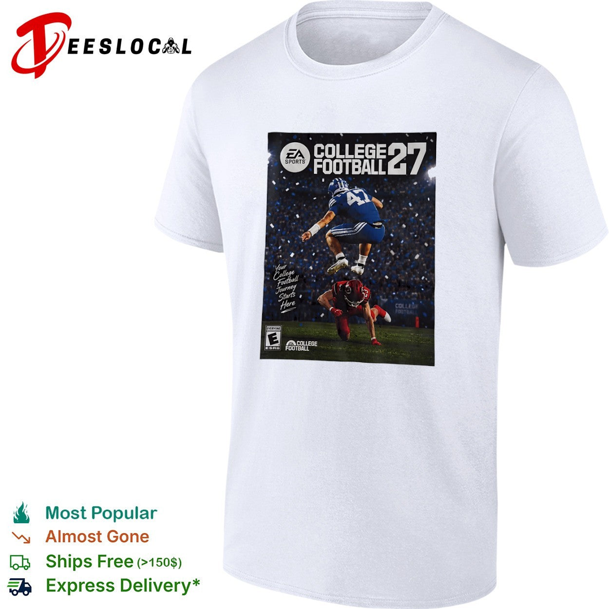 EA Sports College Football 27 Your College Football Journey Starts Here shirt