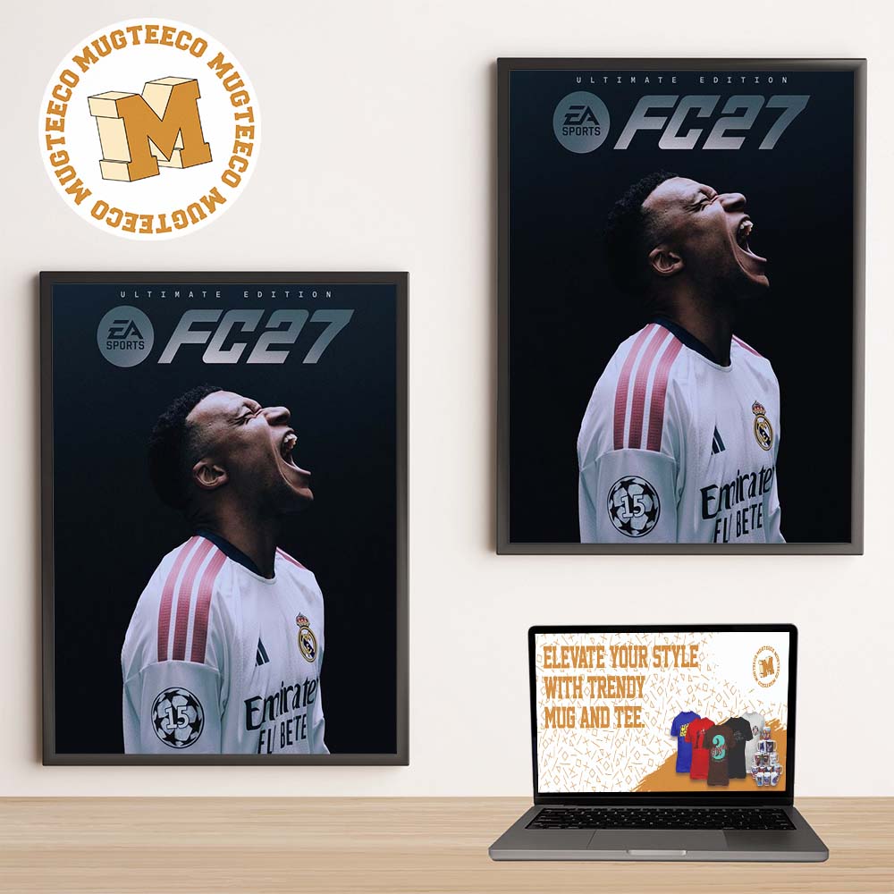 EA Sports FC 27 Ultimate Edition Kylian Mbappe Home Decor Poster Canvas