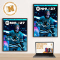 EA Sports NHL 27 San Jose Sharks Macklin Celebrini Cover Athlete Deluxe Edition Home Decor Poster Canvas