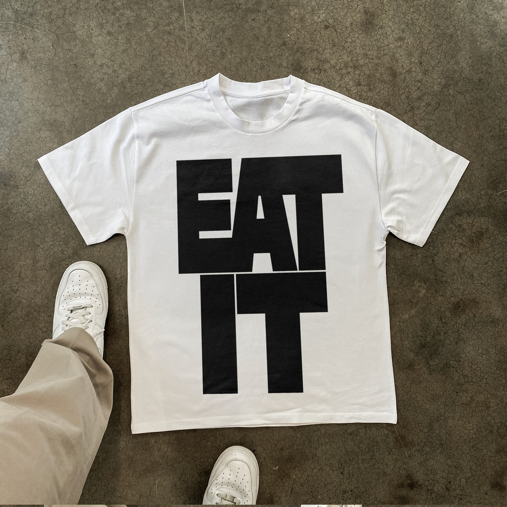 WEIRD AL 'EAT IT' HEAVYWEIGHT WHITE T-SHIRT Hoodie, Sweatshirt | CiraTrend.com (Image 1)