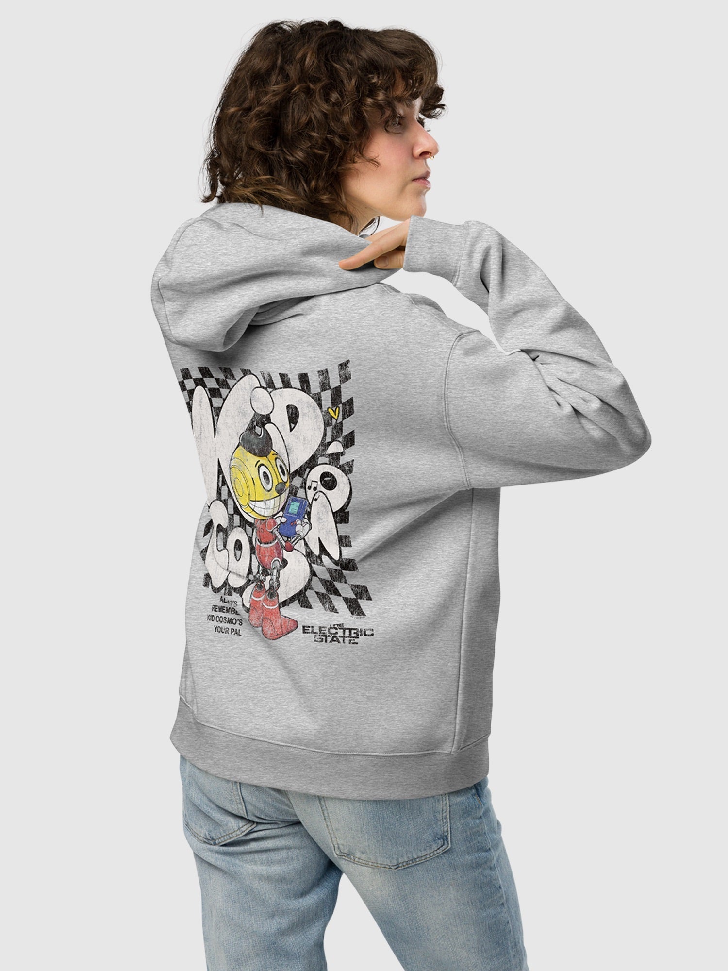 The Electric State Kid Cosmo is Your Pal Unisex Oversized Hoodie T-Shirts, Sweatshirt | CiraTrend.com (Image 3)