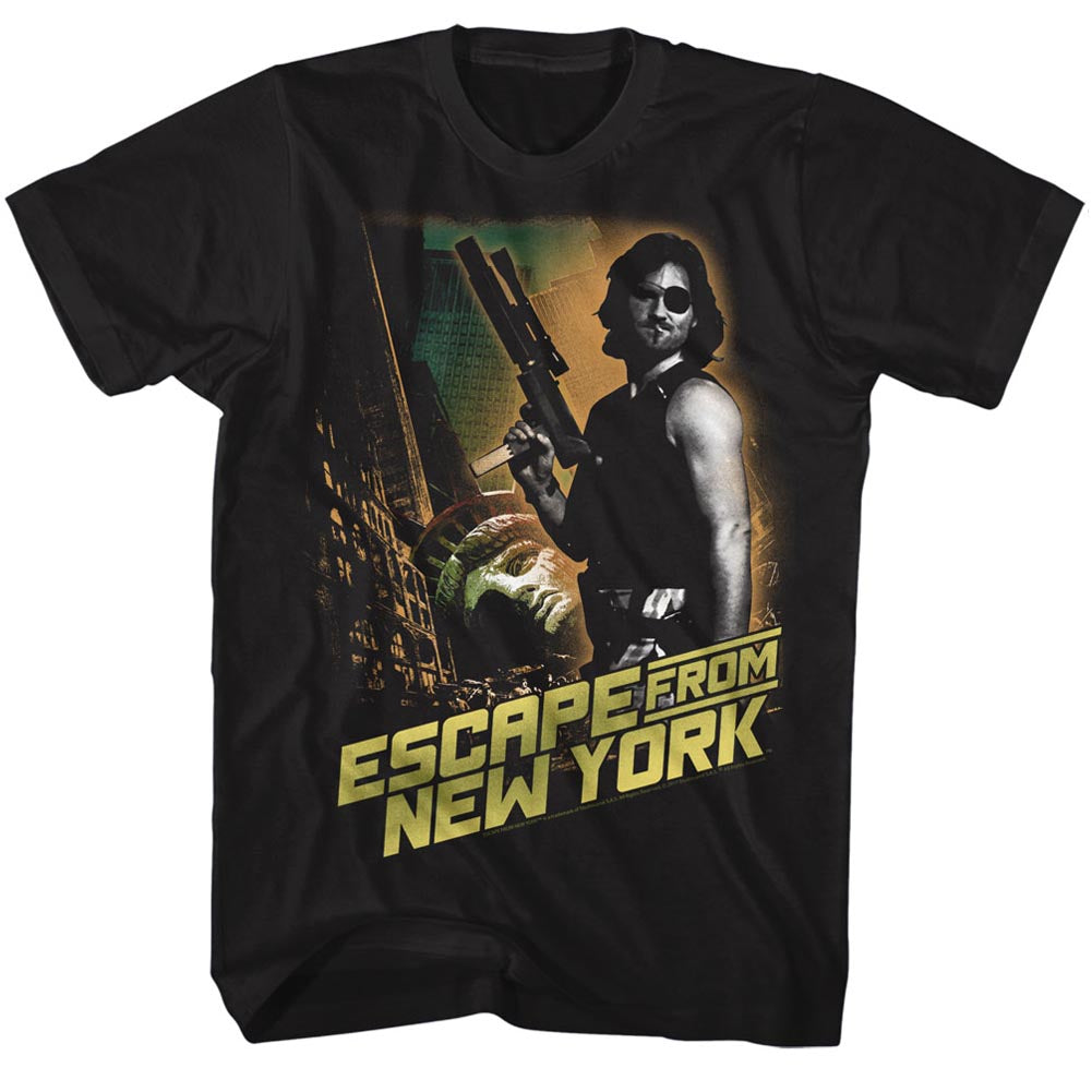 Escape From New York Mens S/S T-Shirt - Escape From New York - Solid Black Hoodie, Sweatshirt | CiraTrend.com