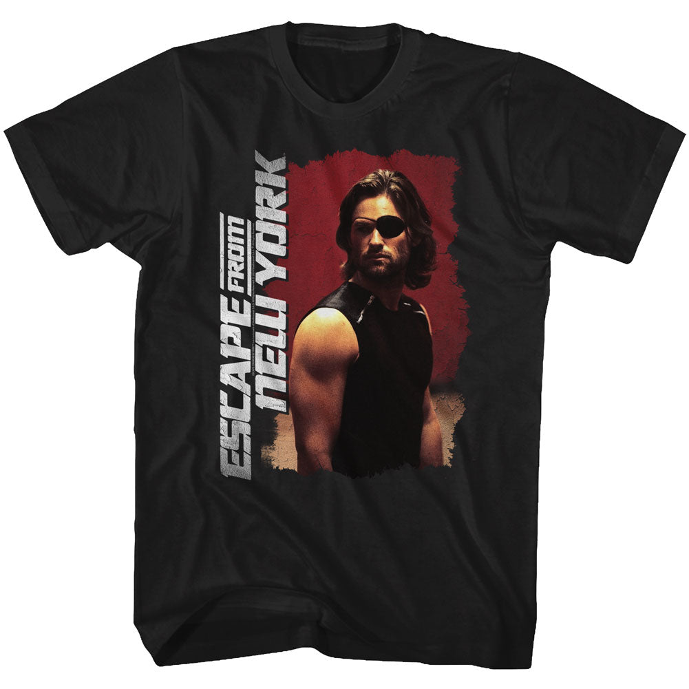 Escape From New York Mens S/S T-Shirt - Kurt Russel Pose - Solid Black Hoodie, Sweatshirt | CiraTrend.com