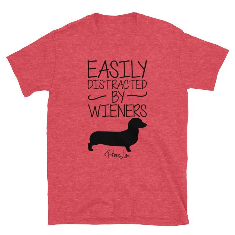 Easily Distracted By Wieners Graphic Tee Hoodie, Sweatshirt | CiraTrend.com