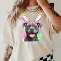 Easter Blue Grey Pitbull Shirt ~ Unisex Apparel Relaxed Fit Printed In The USA Clothing Womenswear Casual Comfort Cotton...