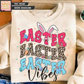 Easter Bunny Coquette Sweatshirt Happy Easter Brushstroke Girls Bunny Ears Jesus Easter Gift T-Shirts, Hoodie | CiraTrend.com