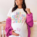 Easter pregnancy announcement shirt, Eggspecting a little bunny t shirt, Easter maternity tshirt Spring Easter Expecting...