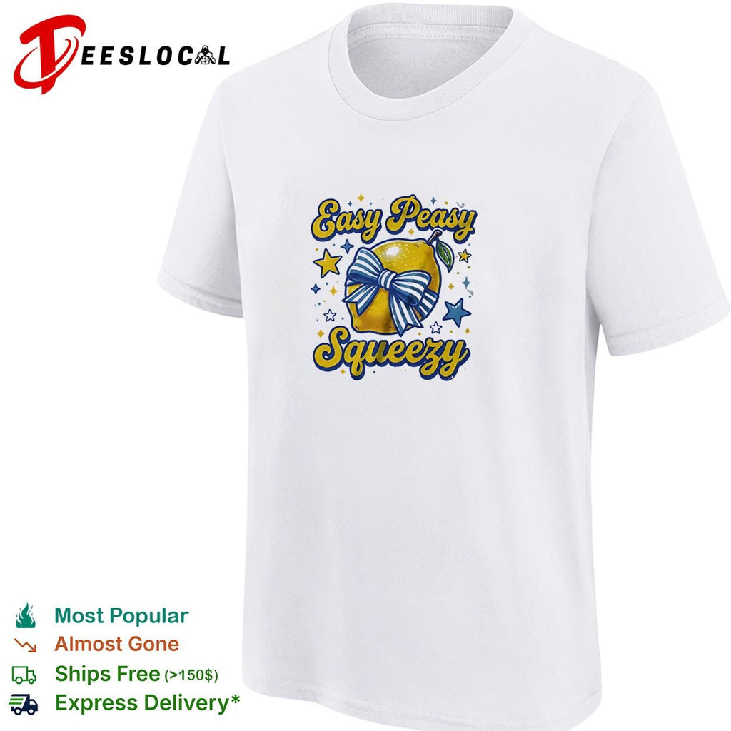 Easy peasy squeezy lemon stars vintage shirt