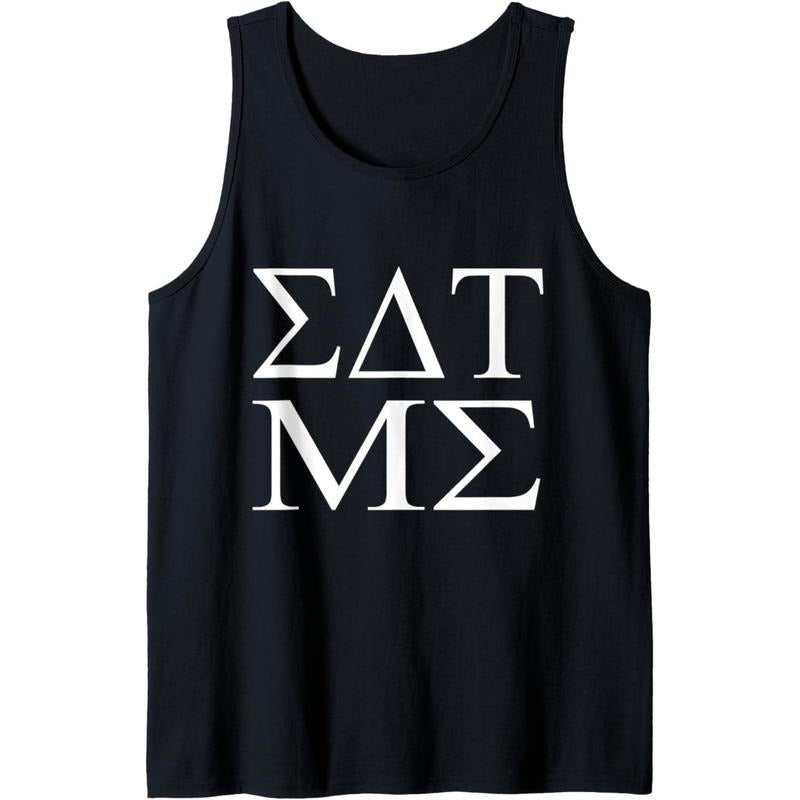 Eat Me Greek Fraternity Letters Funny Tank Top MADE IN USA T-Shirts, Hoodie, Sweatshirt | CiraTrend.com