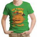 Eat Tricks, Do Treats - Youth Apparel T-Shirts, Hoodie, Sweatshirt | CiraTrend.com (Image 1)