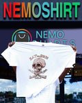 Eat the Rich U.S.L.F. skull with knife and fork shirt