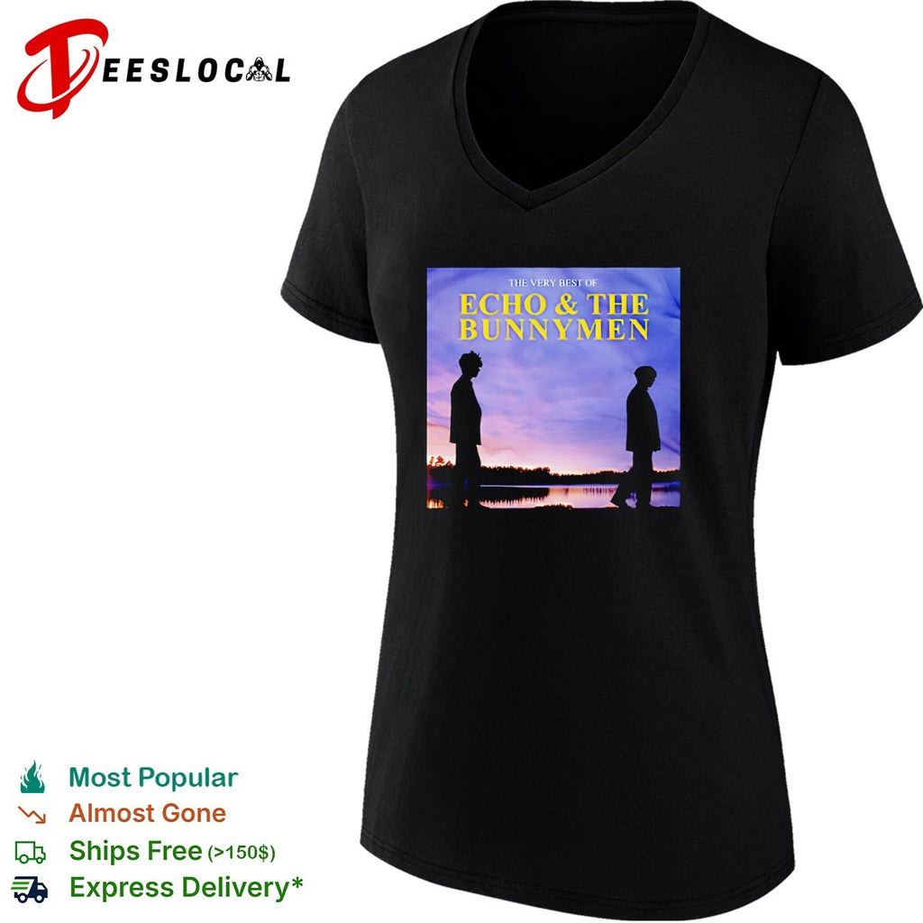 Echo and the Bunnymen two silhouettes the very best of shirt