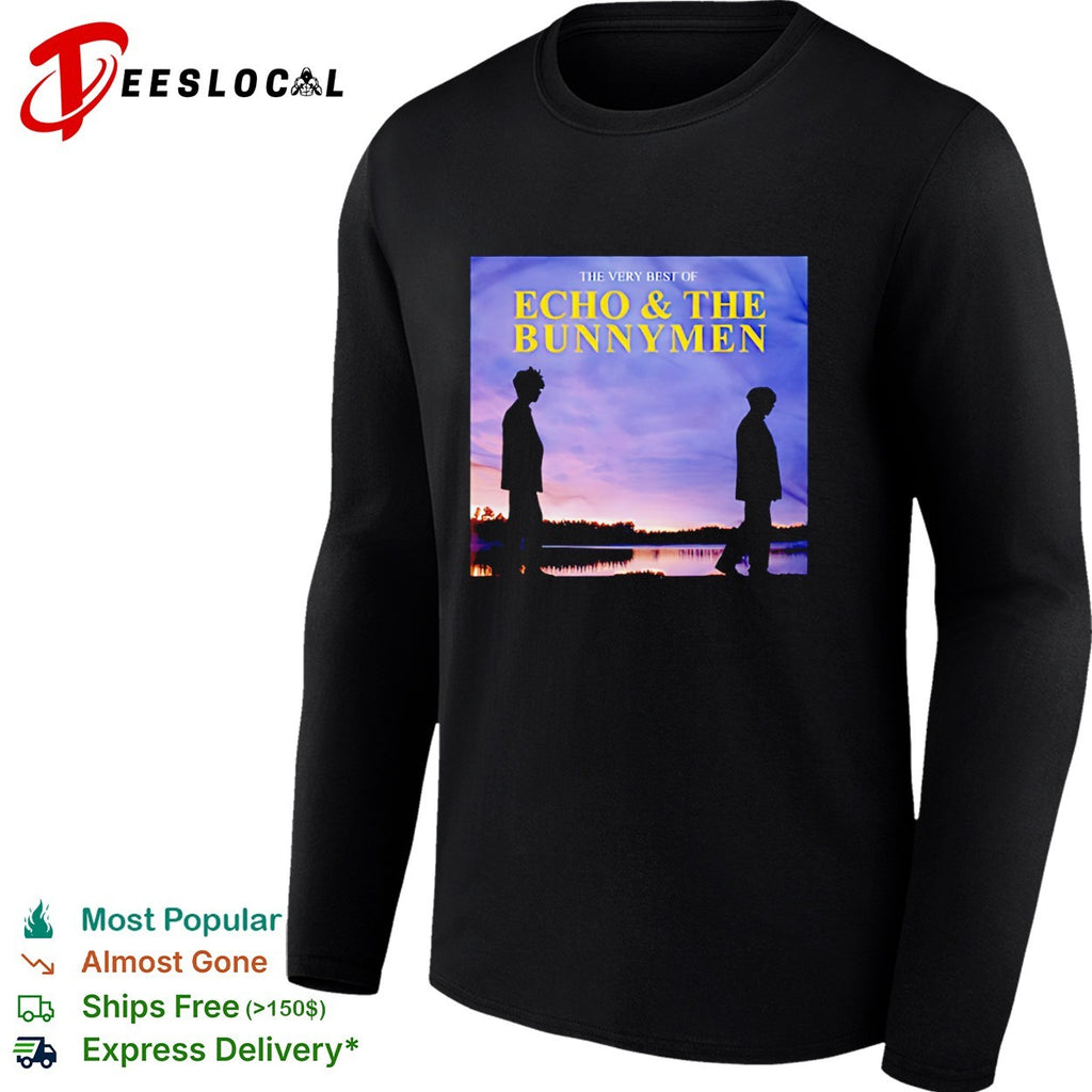 Echo and the Bunnymen two silhouettes the very best of shirt