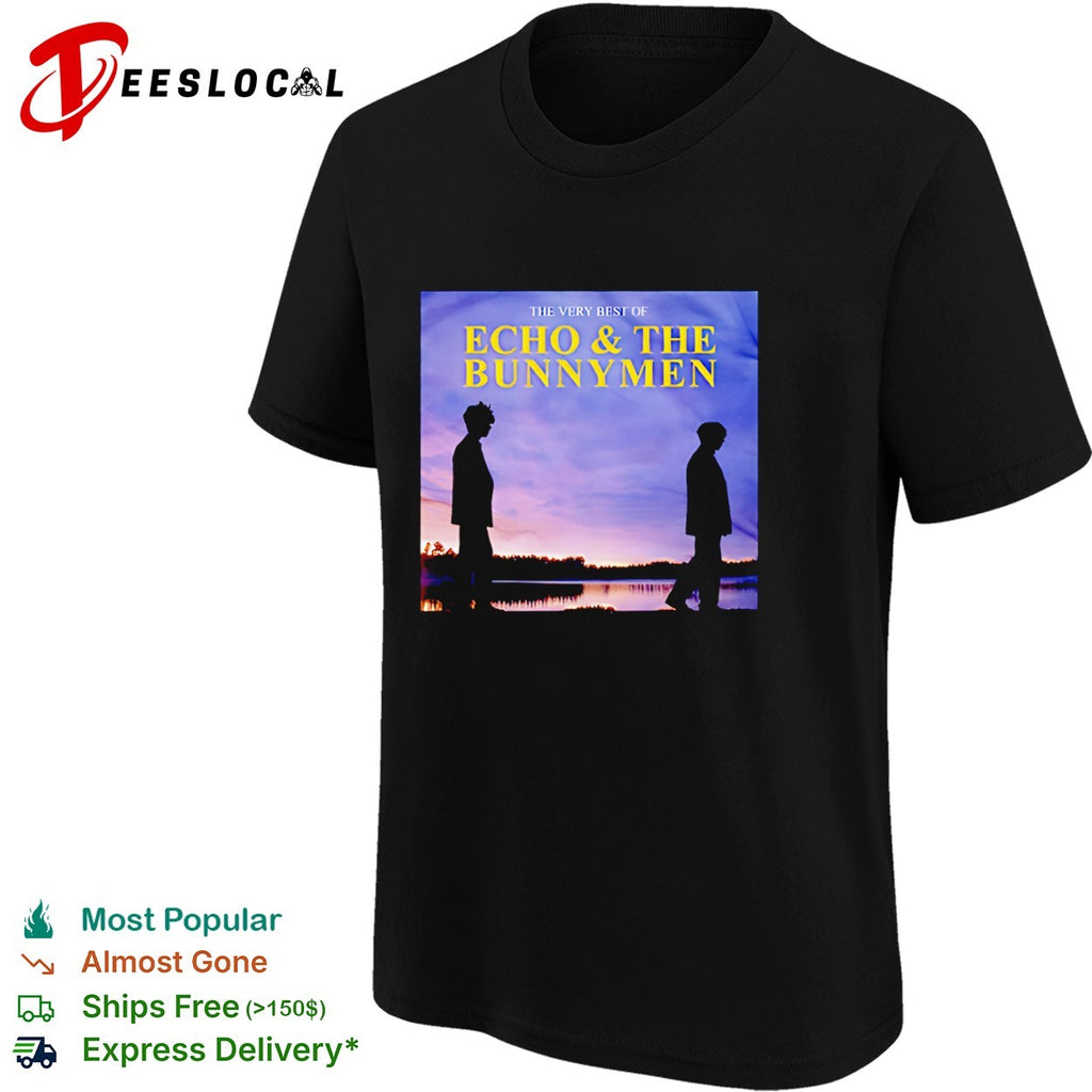 Echo and the Bunnymen two silhouettes the very best of shirt