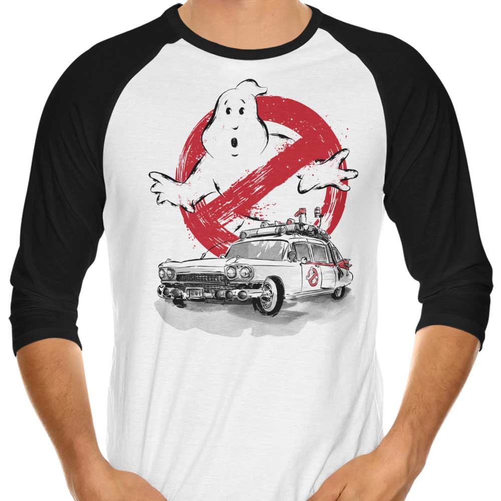 Ecto Sumi-e - 3/4 Sleeve Raglan T-Shirt Hoodie, Sweatshirt | CiraTrend.com (Image 1)