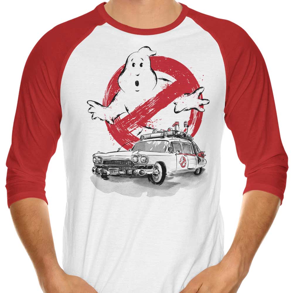 Ecto Sumi-e - 3/4 Sleeve Raglan T-Shirt Hoodie, Sweatshirt | CiraTrend.com (Image 3)