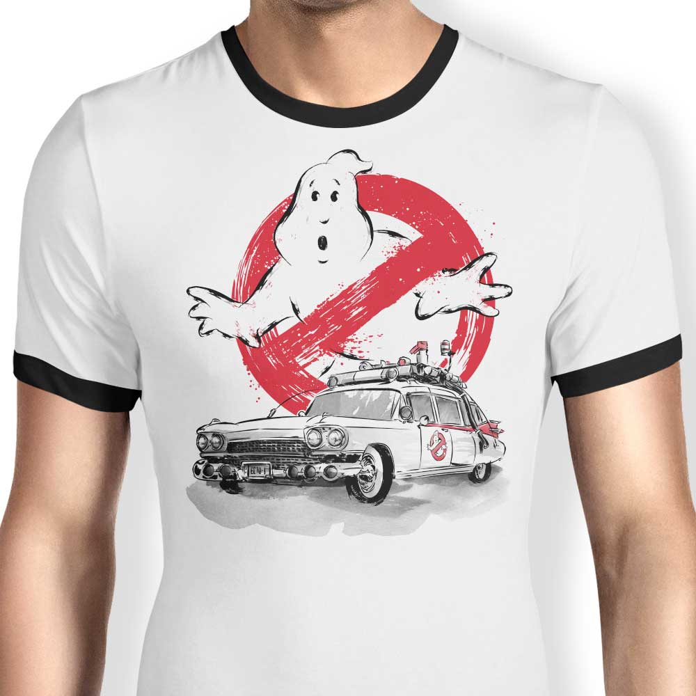 Ecto Sumi-e - Ringer T-Shirt Hoodie, Sweatshirt | CiraTrend.com (Image 1)