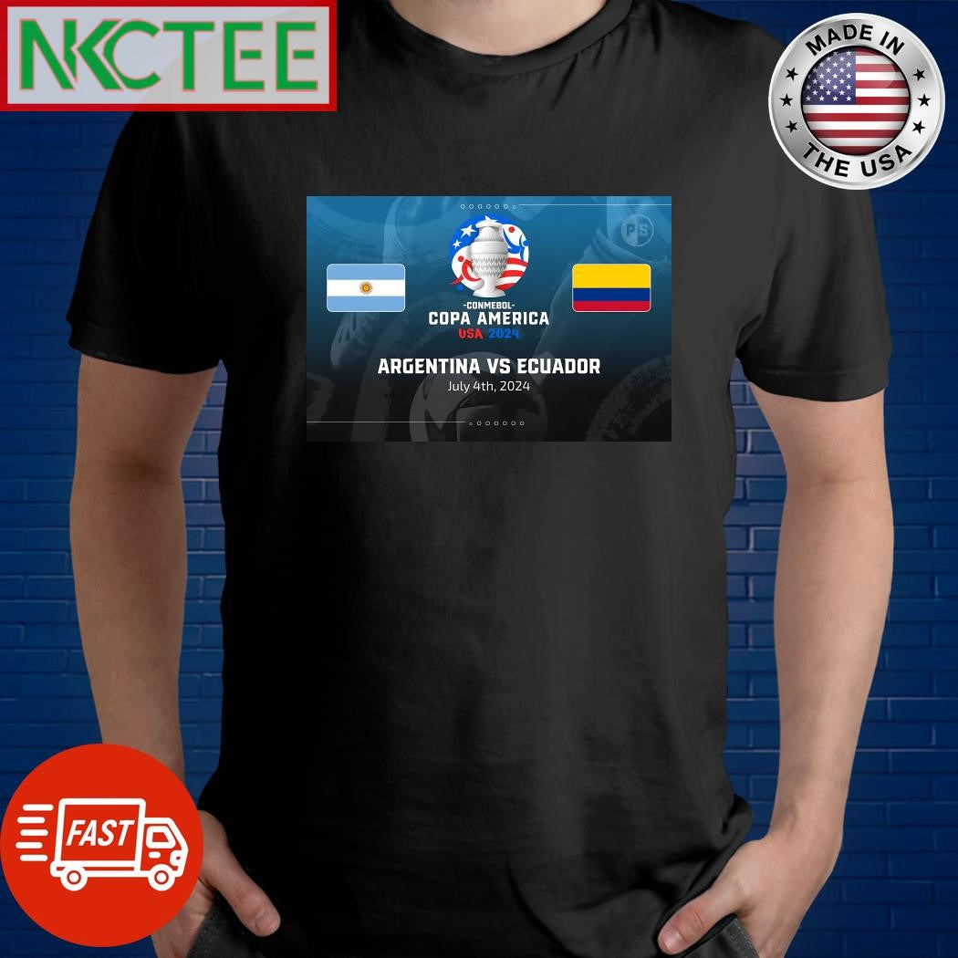 Ecuador VS Argentina Copa America Quarter-final 4th July 2024 shirt