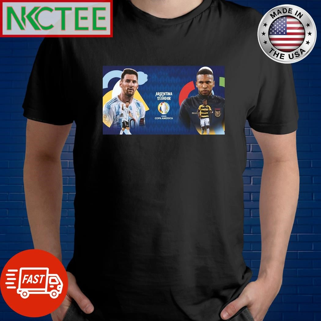 Ecuador VS Argentina Copa America Quarter-final July 2024 Messi shirt
