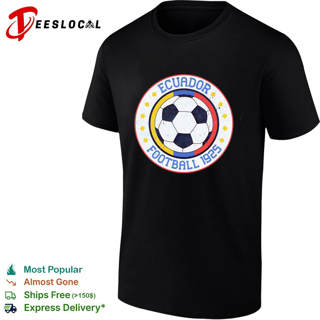 Ecuador football 1925 vintage soccer shirt
