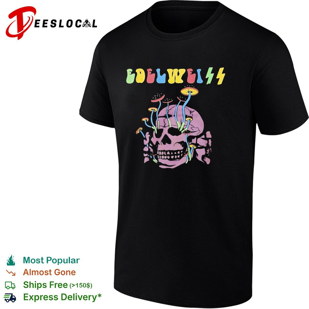 Edelweiss Totenkopf Mushroom Skull Shirt
