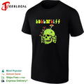 Edelweiss skull mushrooms shirt