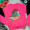Edgy Checkered Desert Cowgirl Shoe Sweatshirt, vintage crewneck shirts, western outfit women, cowgirl outfits, western...
