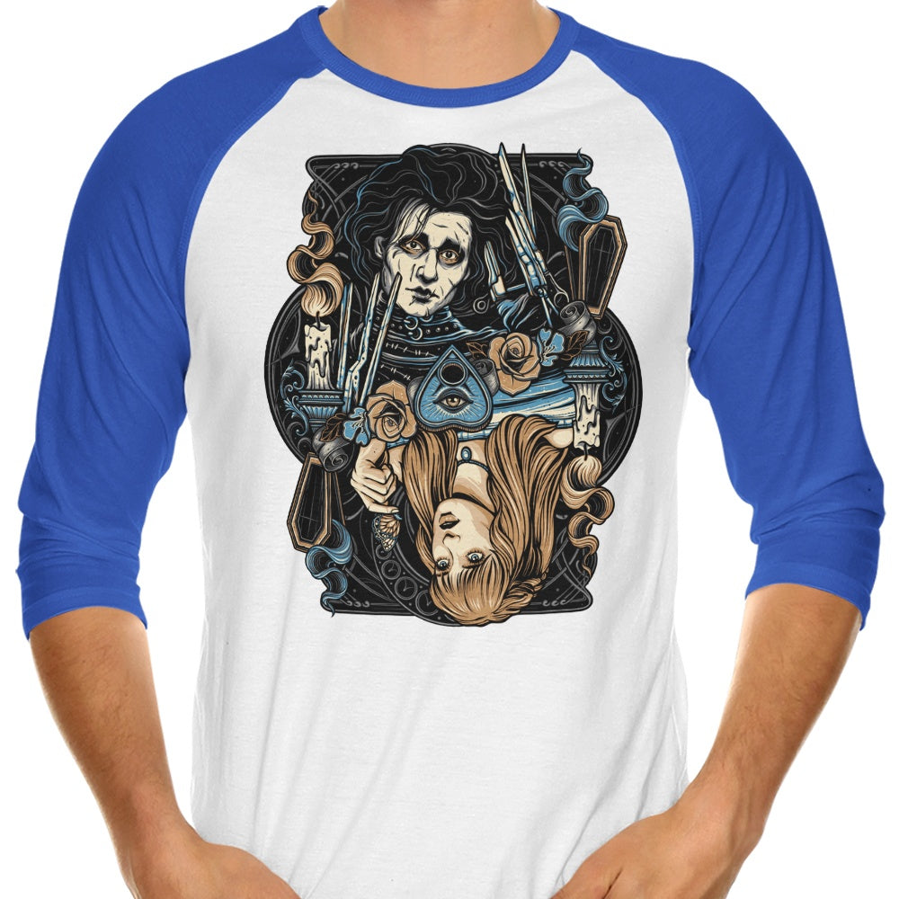 Edward and Kim - 3/4 Sleeve Raglan T-Shirt Hoodie, Sweatshirt | CiraTrend.com (Image 4)
