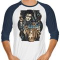 Edward and Kim - 3/4 Sleeve Raglan T-Shirt Hoodie, Sweatshirt | CiraTrend.com (Image 1)