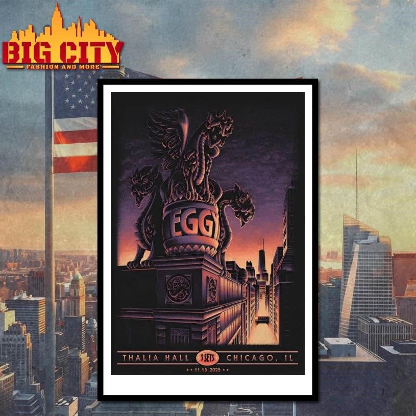 Eggy Nov 15 2025 Thalia Hall In Chicago IL Poster Shirt