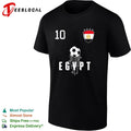 Egypt 10 soccer ball shirt