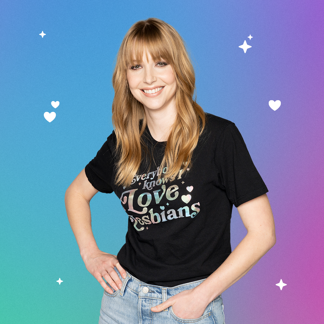 Everybody Knows I Love Lesbians Tee (Holographic)
