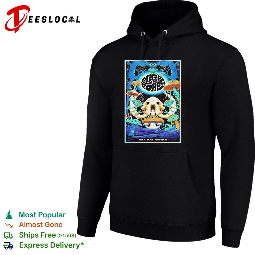 Electric Forest 2026 Rothbury Michigan music festival shirt