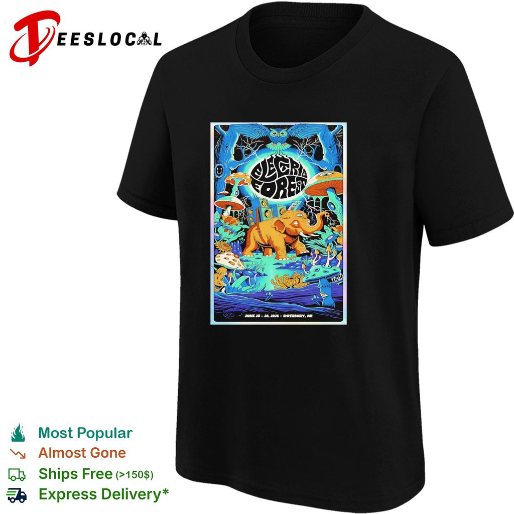 Electric Forest June 2026 Rothbury Michigan festival shirt