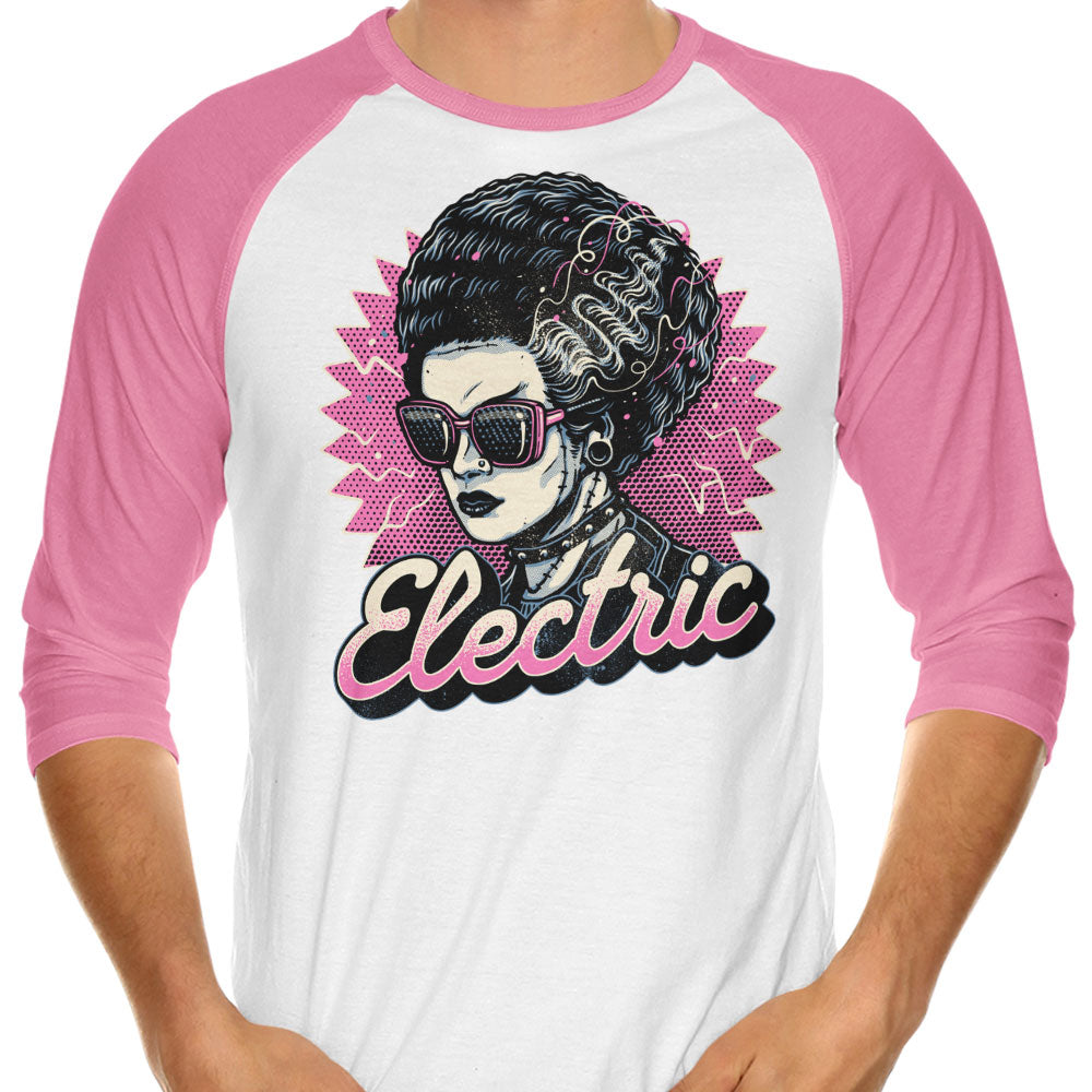 Electric Vibes Forever - 3/4 Sleeve Raglan T-Shirt Hoodie, Sweatshirt | CiraTrend.com (Image 3)