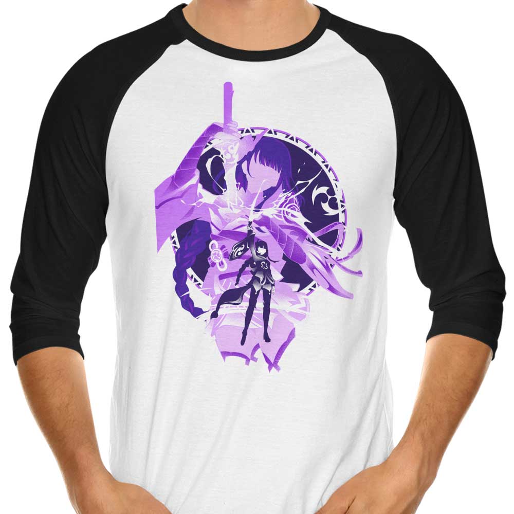Electro Raiden Shogun 3 4 Sleeve T-Shirts, Hoodie, Sweatshirt