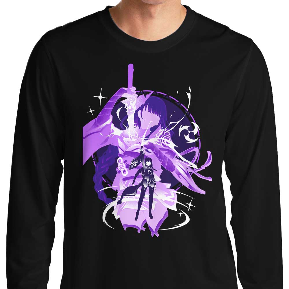 Electro Raiden Shogun Long Sleeve T-Shirts, Hoodie, Sweatshirt