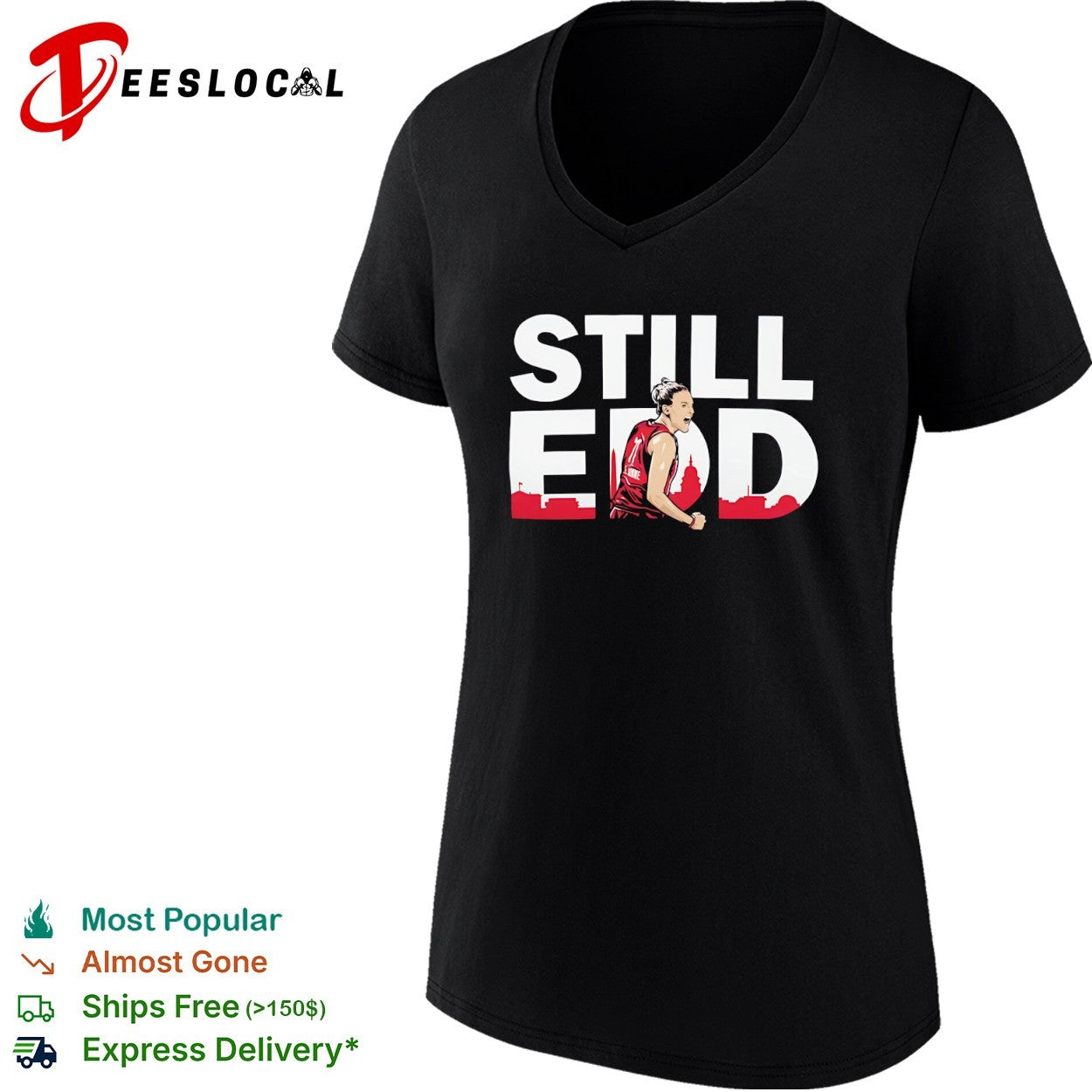 Elena Delle Donne Washington Mystics WNBA Still EDD Basketball Shirt