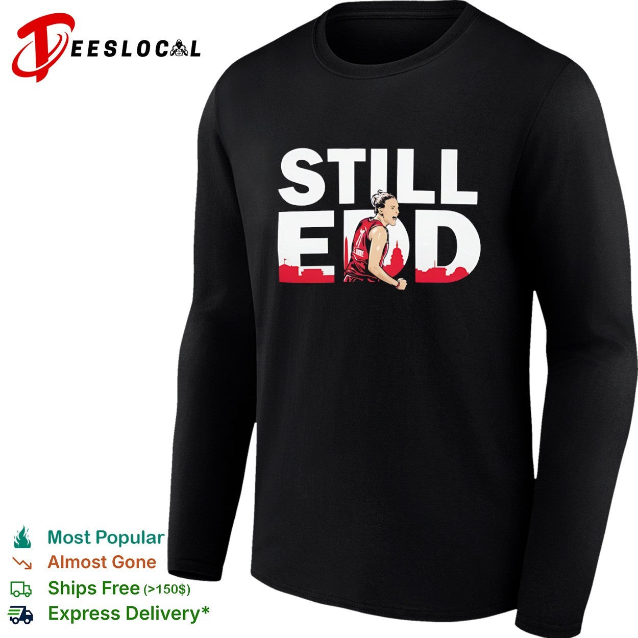 Elena Delle Donne Washington Mystics WNBA Still EDD Basketball Shirt