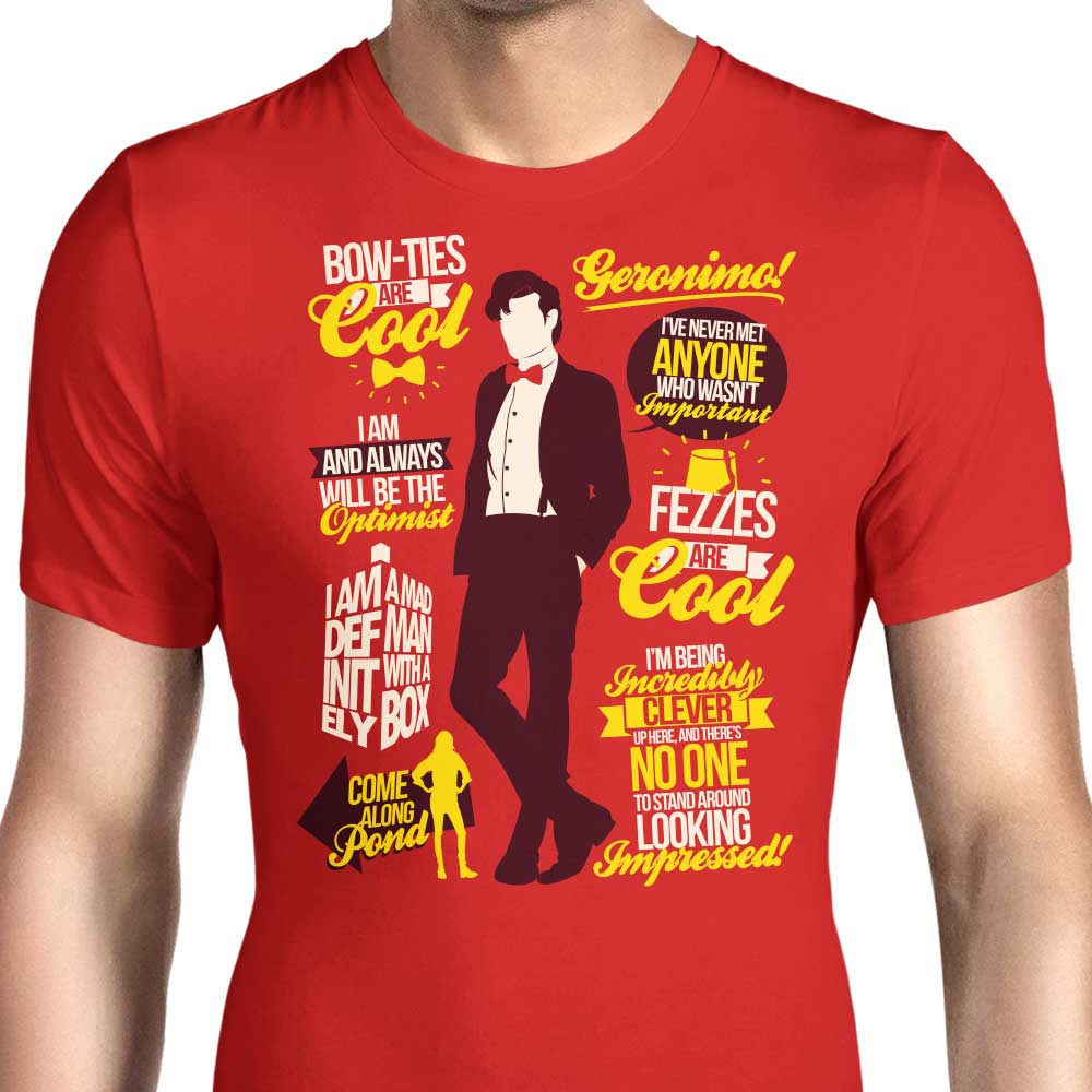 Eleventh Doctor Quotes - Men's Apparel T-Shirts, Hoodie, Sweatshirt | CiraTrend.com (Image 1)