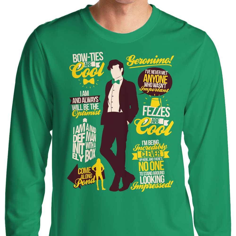 Eleventh Doctor Quotes - Long Sleeve T-Shirt Hoodie, Sweatshirt | CiraTrend.com (Image 3)